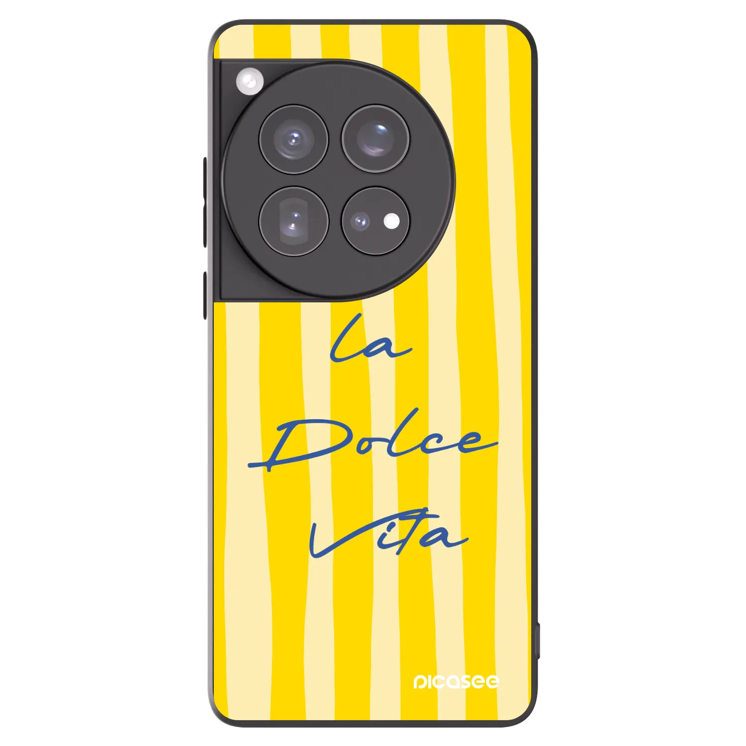 Picasee OnePlus 12 5G Hülle - Schwarzes Silikon - Ladolcevita