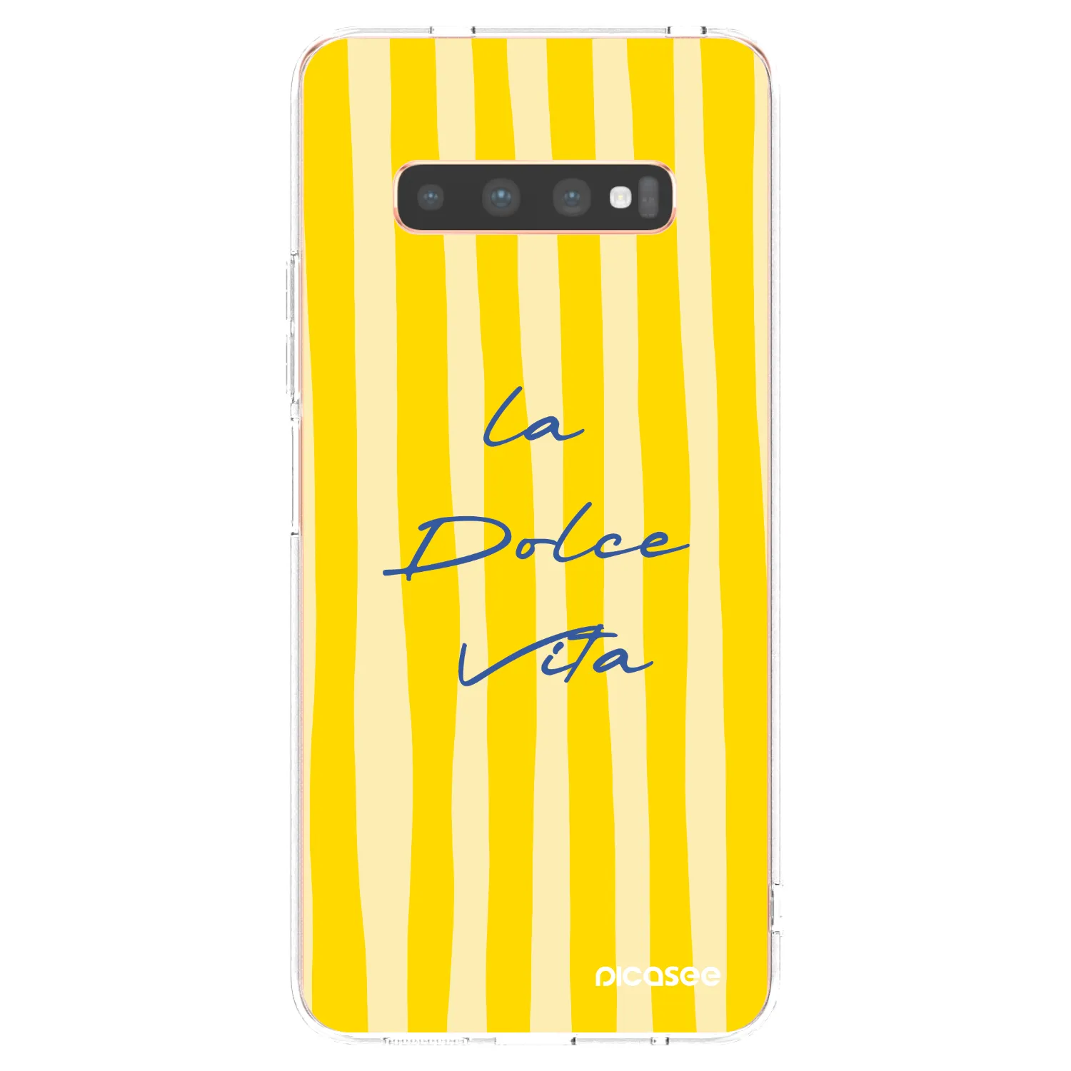 Picasee Samsung Galaxy S10 Plus G975 Hülle - Transparentes Silikon - Ladolcevita