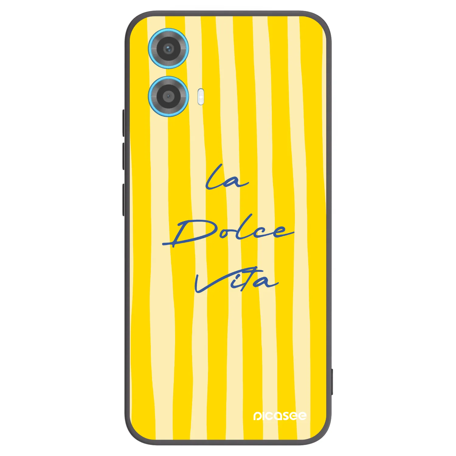 Picasee Motorola Moto G34 5G Hülle - Schwarzes Silikon - Ladolcevita