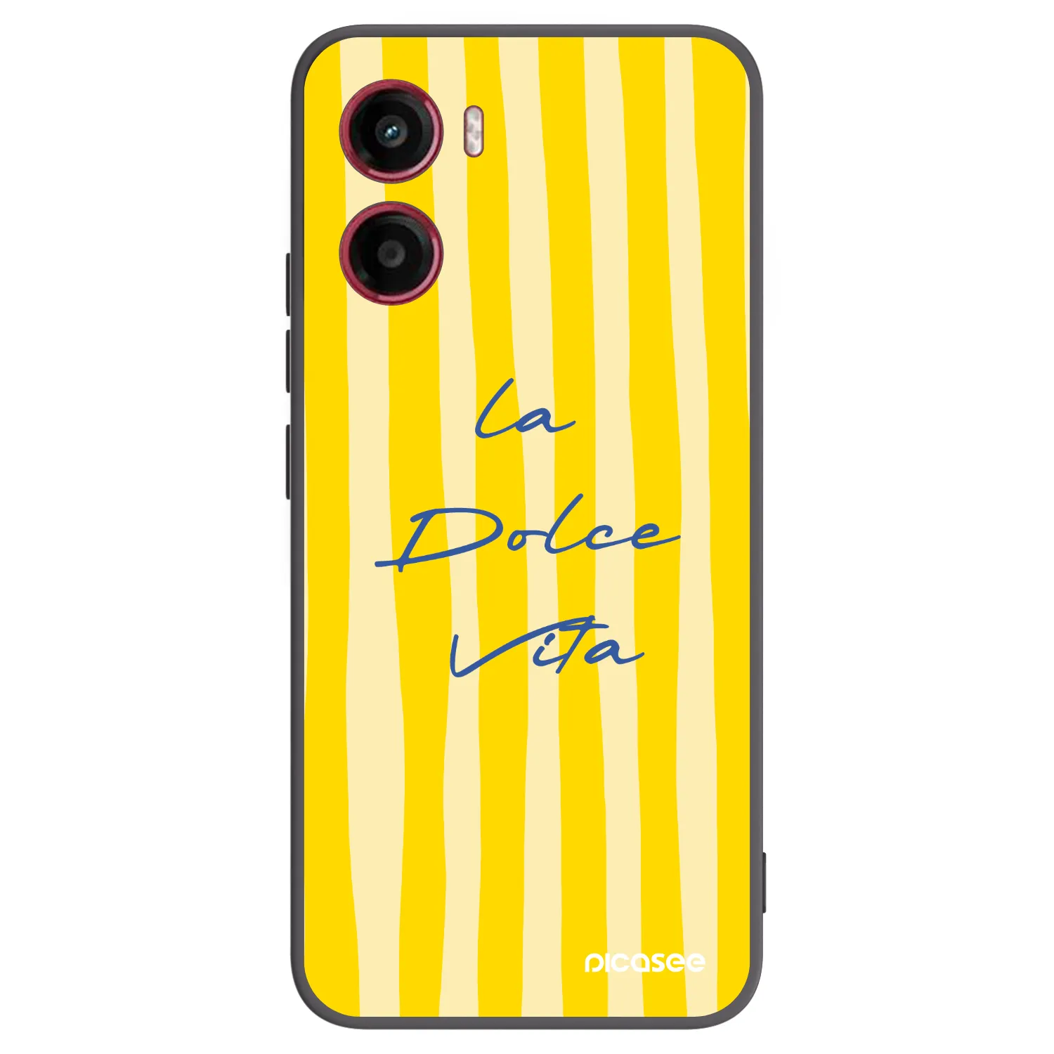 Picasee Motorola Moto G05 Hülle - Schwarzes Silikon - Ladolcevita