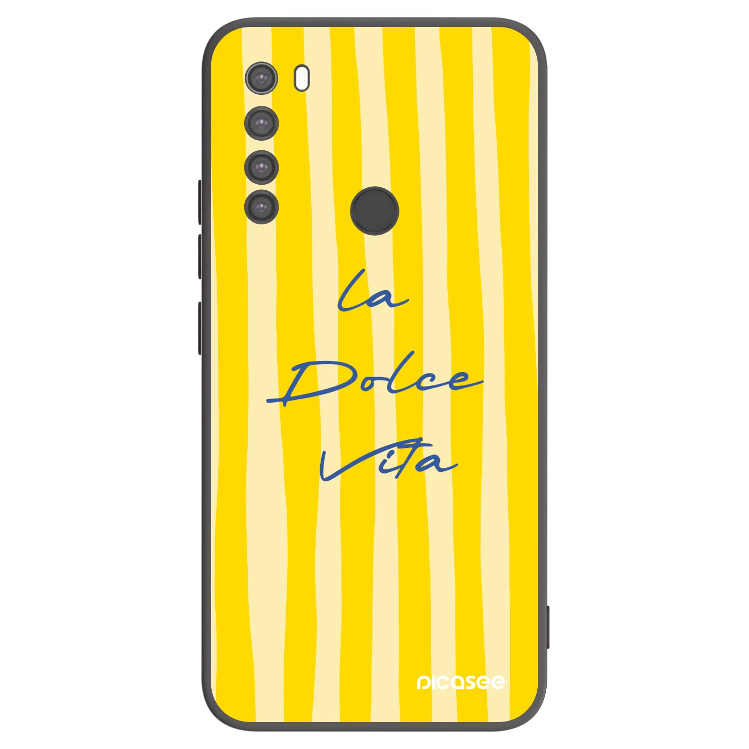 Picasee Xiaomi Redmi Note 8 Hülle - Schwarzes Silikon - Ladolcevita