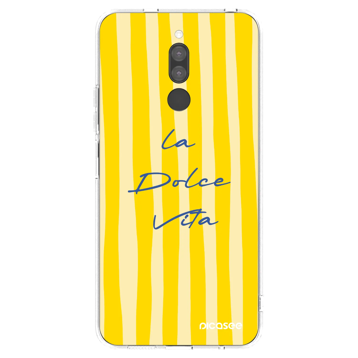 Picasee Xiaomi Redmi 8 Hülle - Transparentes Silikon - Ladolcevita