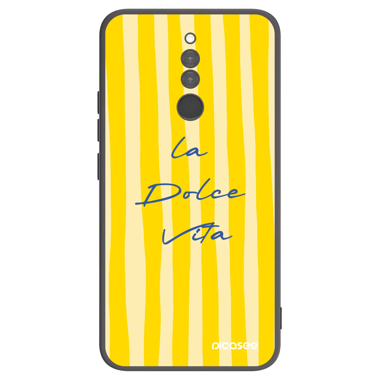 Picasee Xiaomi Redmi 8 Hülle - Schwarzes Silikon - Ladolcevita