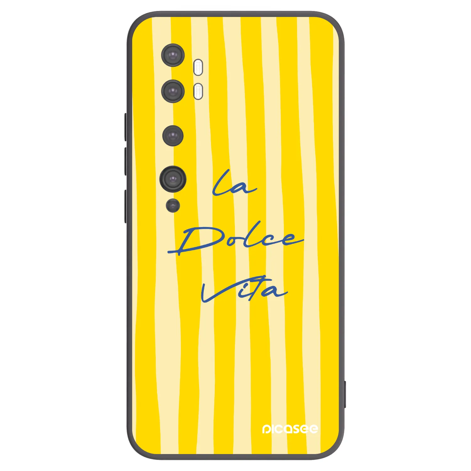 Picasee Xiaomi Mi Note 10 (Pro) Hülle - Schwarzes Silikon - Ladolcevita