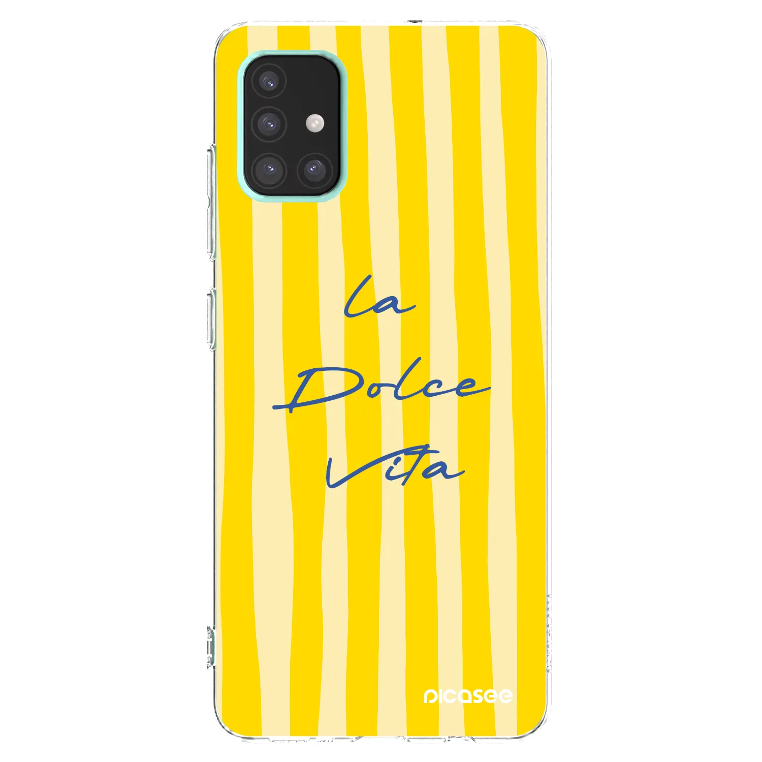 Picasee Samsung Galaxy A51 A515F Hülle - Transparentes Silikon - Ladolcevita