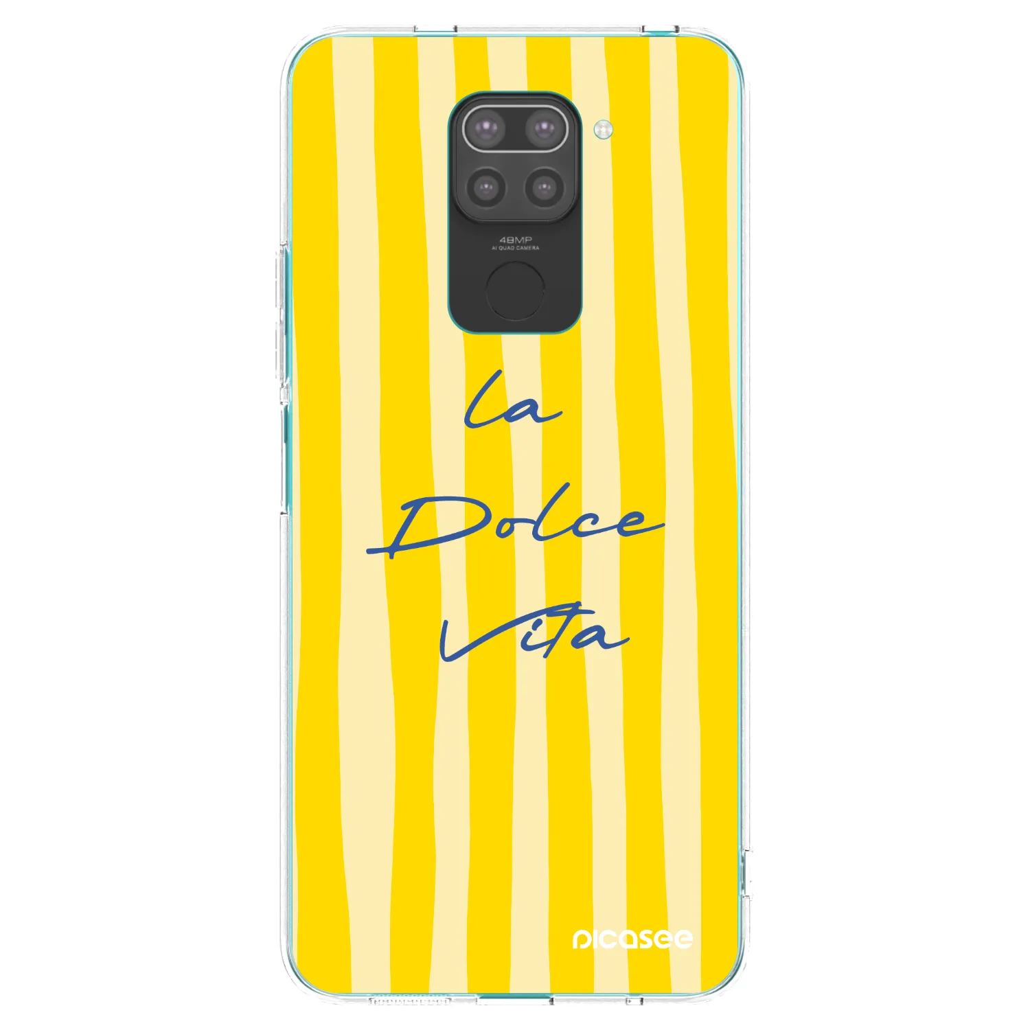 Picasee Xiaomi Redmi Note 9 Hülle - Schwarzes Silikon - Ladolcevita