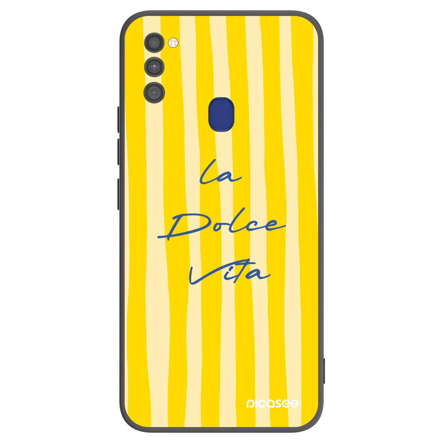 Picasee Samsung Galaxy M21 M215F Hülle - Schwarzes Silikon - Ladolcevita