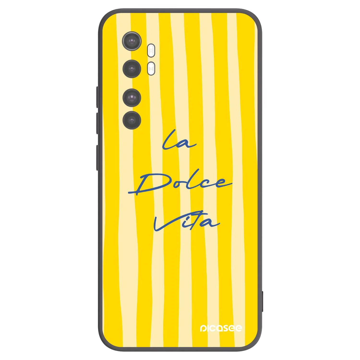Picasee Xiaomi Mi Note 10 Lite Hülle - Schwarzes Silikon - Ladolcevita
