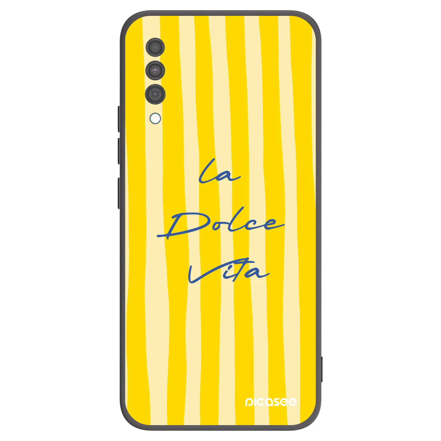 Picasee Samsung Galaxy A30s A307F Hülle - Schwarzes Silikon - Ladolcevita