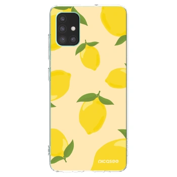 Picasee Samsung Galaxy M51 M515F Hülle - Transparentes Silikon - Limoncella