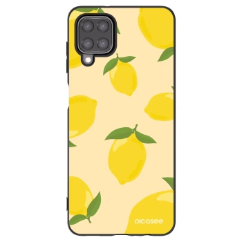Picasee Samsung Galaxy A12 A125F Hülle - Schwarzes Silikon - Limoncella