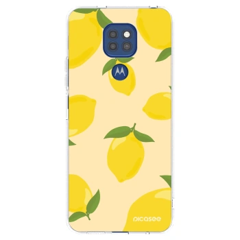 Picasee Motorola Moto G9 Play Hülle - Transparentes Silikon - Limoncella