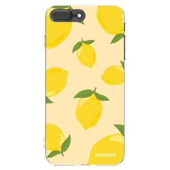 Picasee Apple iPhone 7 Plus Hülle - Transparentes Silikon - Limoncella