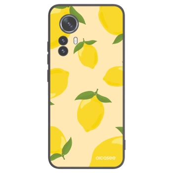 Picasee Xiaomi 12 Pro Hülle - Schwarzes Silikon - Limoncella