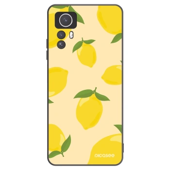 Picasee Xiaomi Redmi Note 12S Hülle - Schwarzes Silikon - Limoncella