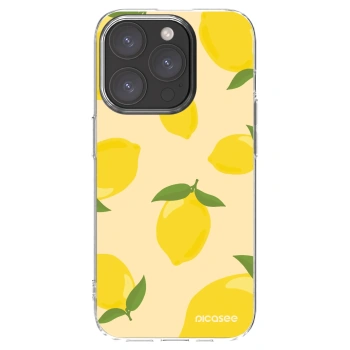 Picasee Apple iPhone 15 Pro Hülle - Transparentes Silikon - Limoncella