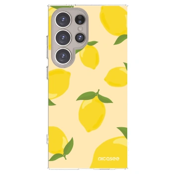 Picasee Samsung Galaxy S24 Ultra S928B 5G Hülle - Transparentes Silikon - Limoncella