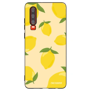 Picasee Huawei P30 Hülle - Schwarzes Silikon - Limoncella
