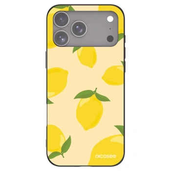 Picasee Apple iPhone 17 Pro Max Hülle - Schwarzes Silikon - Limoncella
