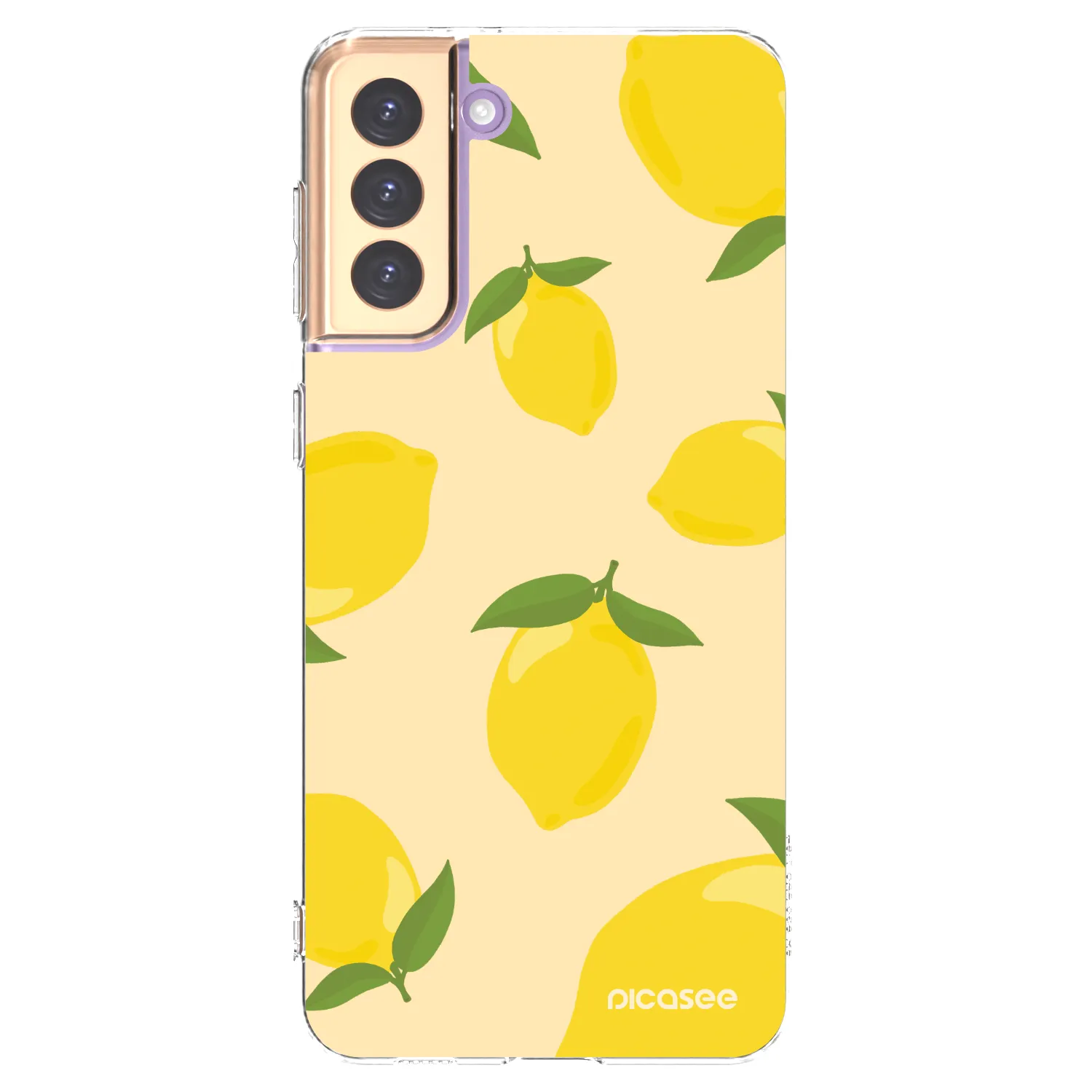 Picasee Samsung Galaxy S21+ 5G G996F Hülle - Transparentes Silikon - Limoncella