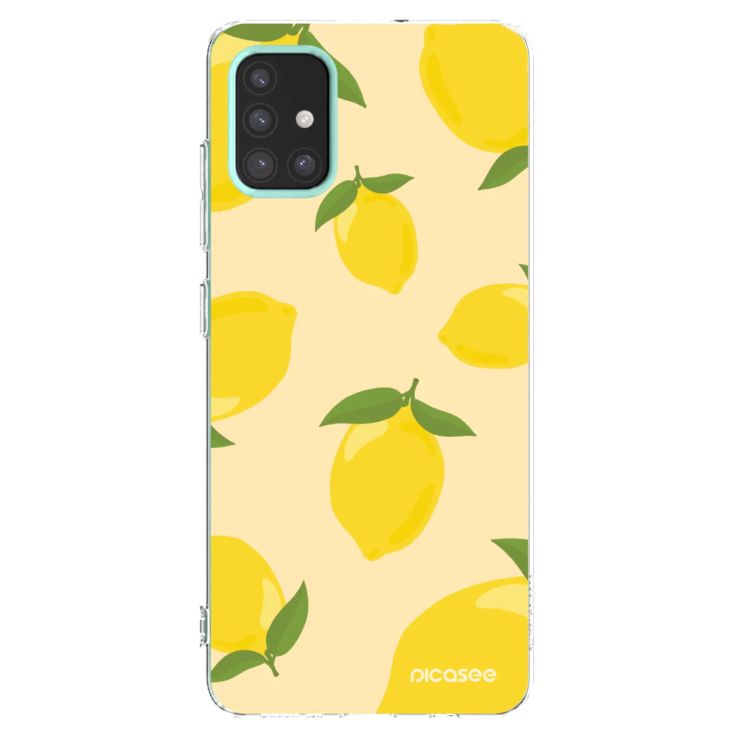 Picasee Samsung Galaxy M31s Hülle - Transparentes Silikon - Limoncella