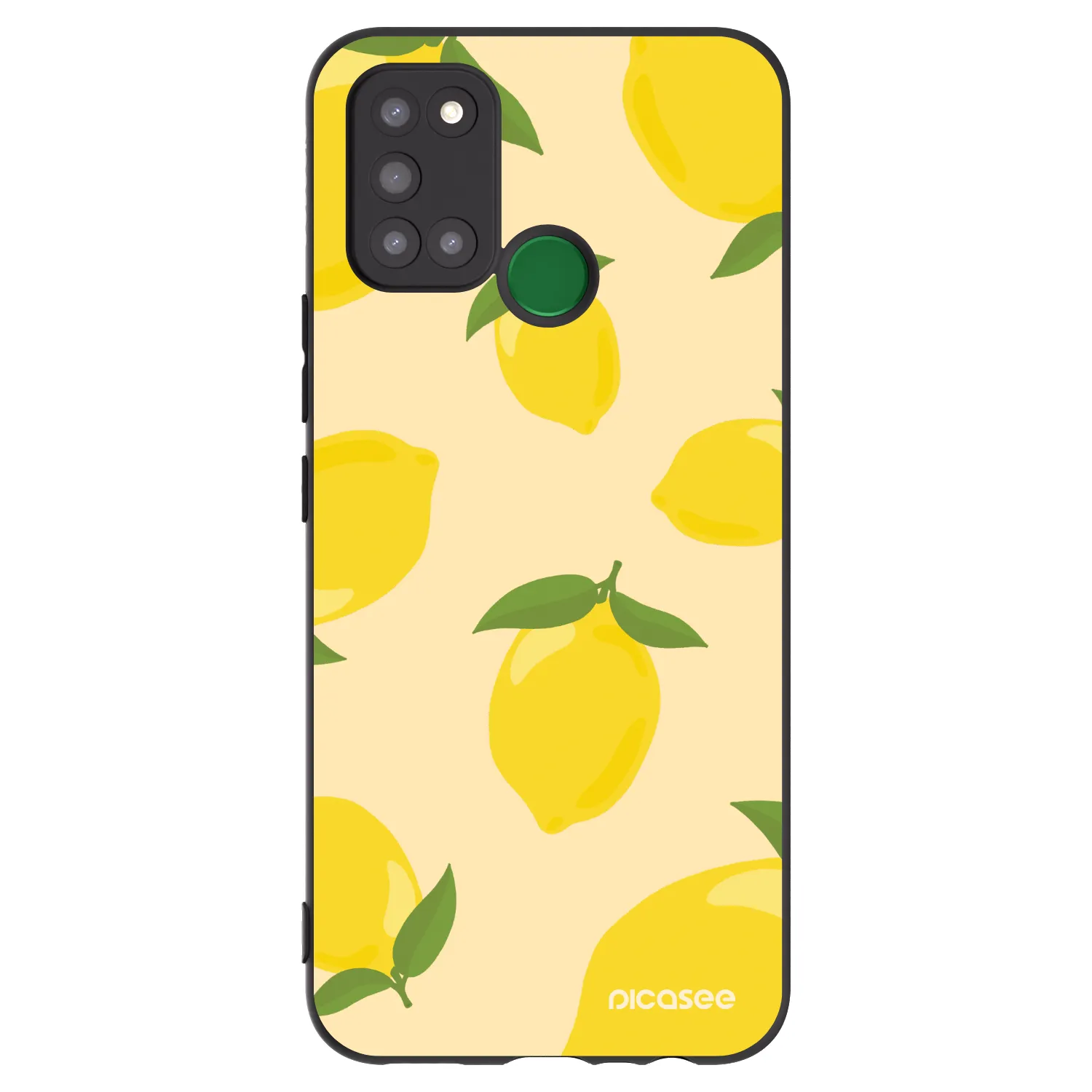 Picasee Realme 7i Hülle - Schwarzes Silikon - Limoncella