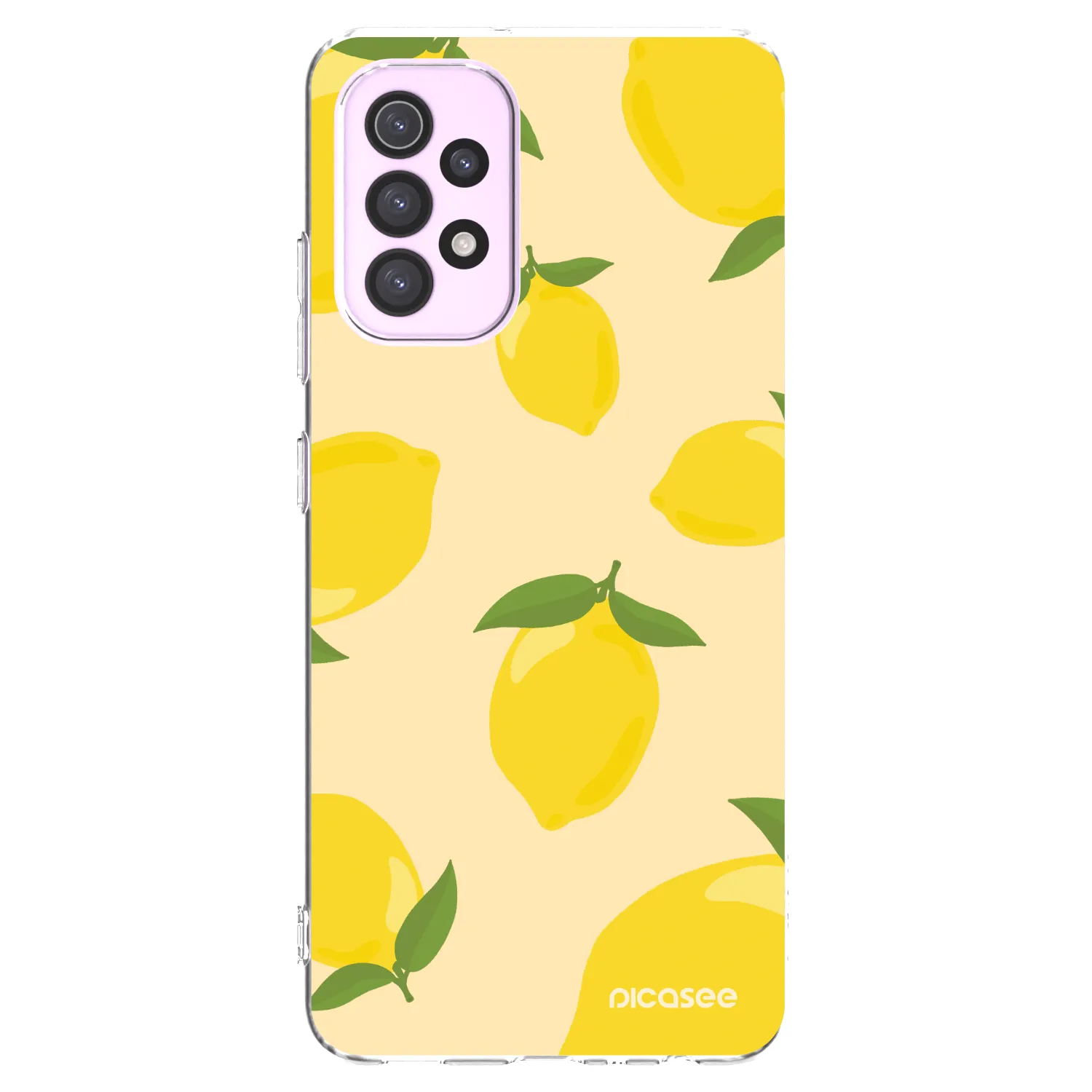 Picasee Samsung Galaxy A32 5G A326B Hülle - Transparentes Silikon - Limoncella