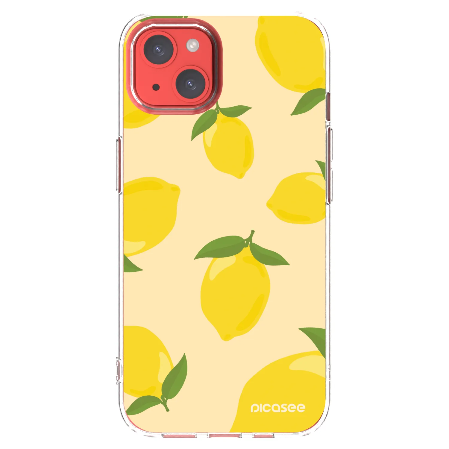 Picasee Apple iPhone 13 Hülle - Transparentes Silikon - Limoncella