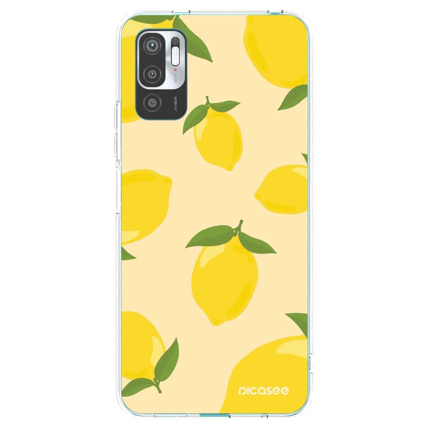 Picasee Xiaomi Redmi Note 10 5G Hülle - Transparentes Silikon - Limoncella