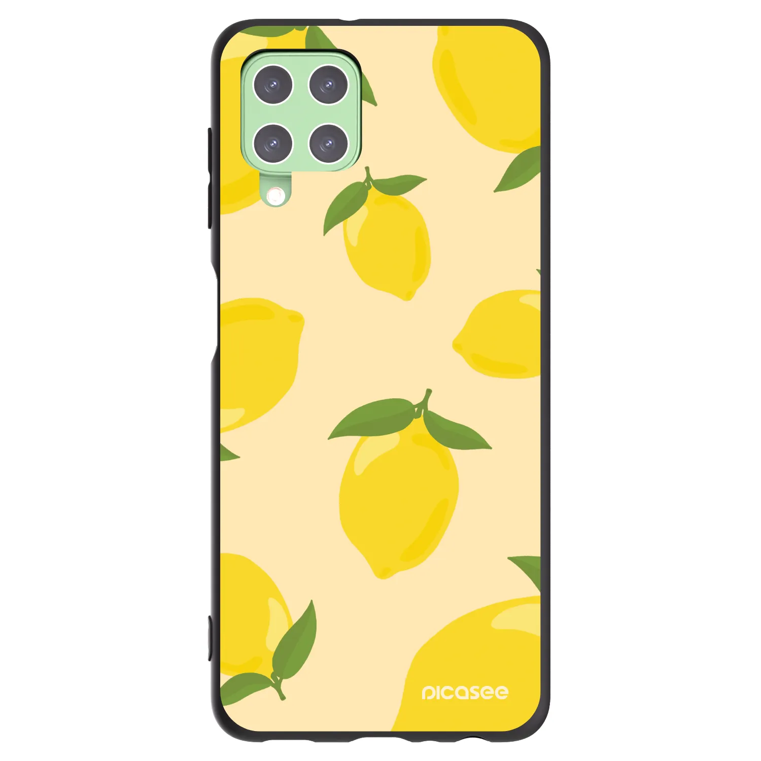 Picasee Samsung Galaxy A22 A225F 4G Hülle - Schwarzes Silikon - Limoncella