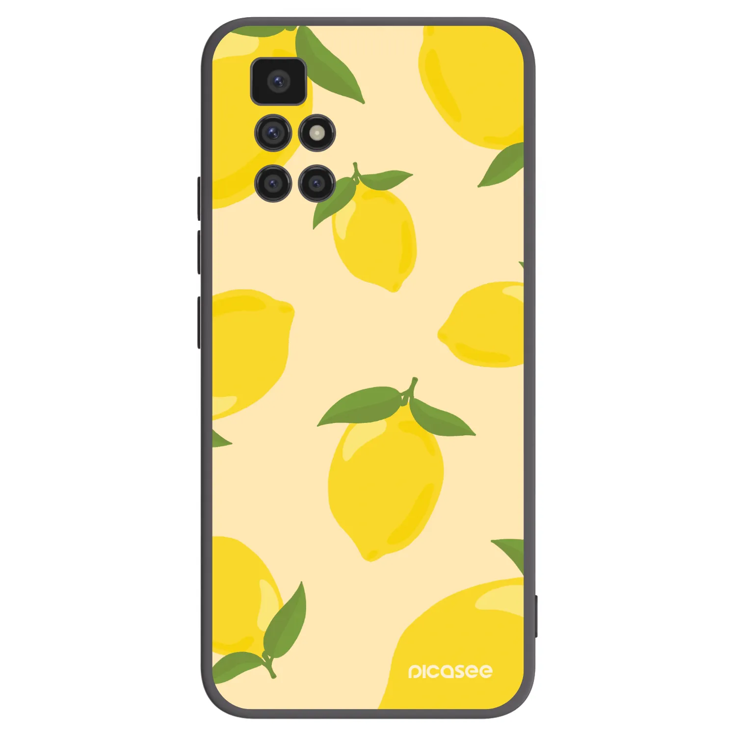 Picasee Xiaomi Redmi 10 Hülle - Schwarzes Silikon - Limoncella