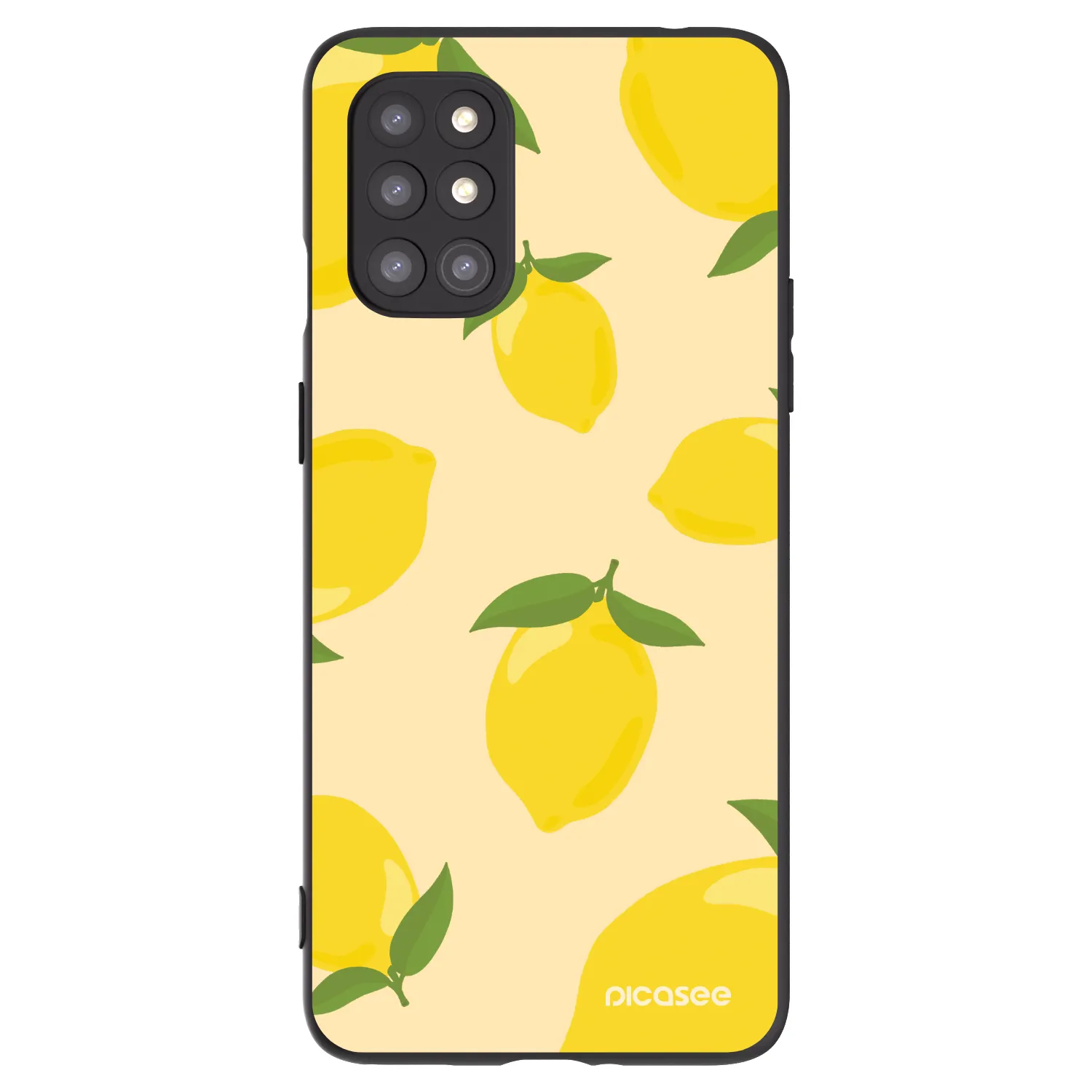 Picasee OnePlus 8T Hülle - Schwarzes Silikon - Limoncella