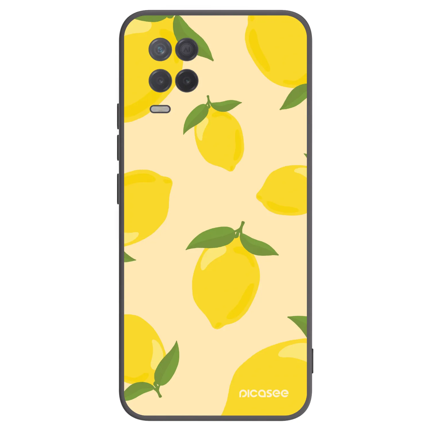 Picasee Realme 8 5G Hülle - Schwarzes Silikon - Limoncella