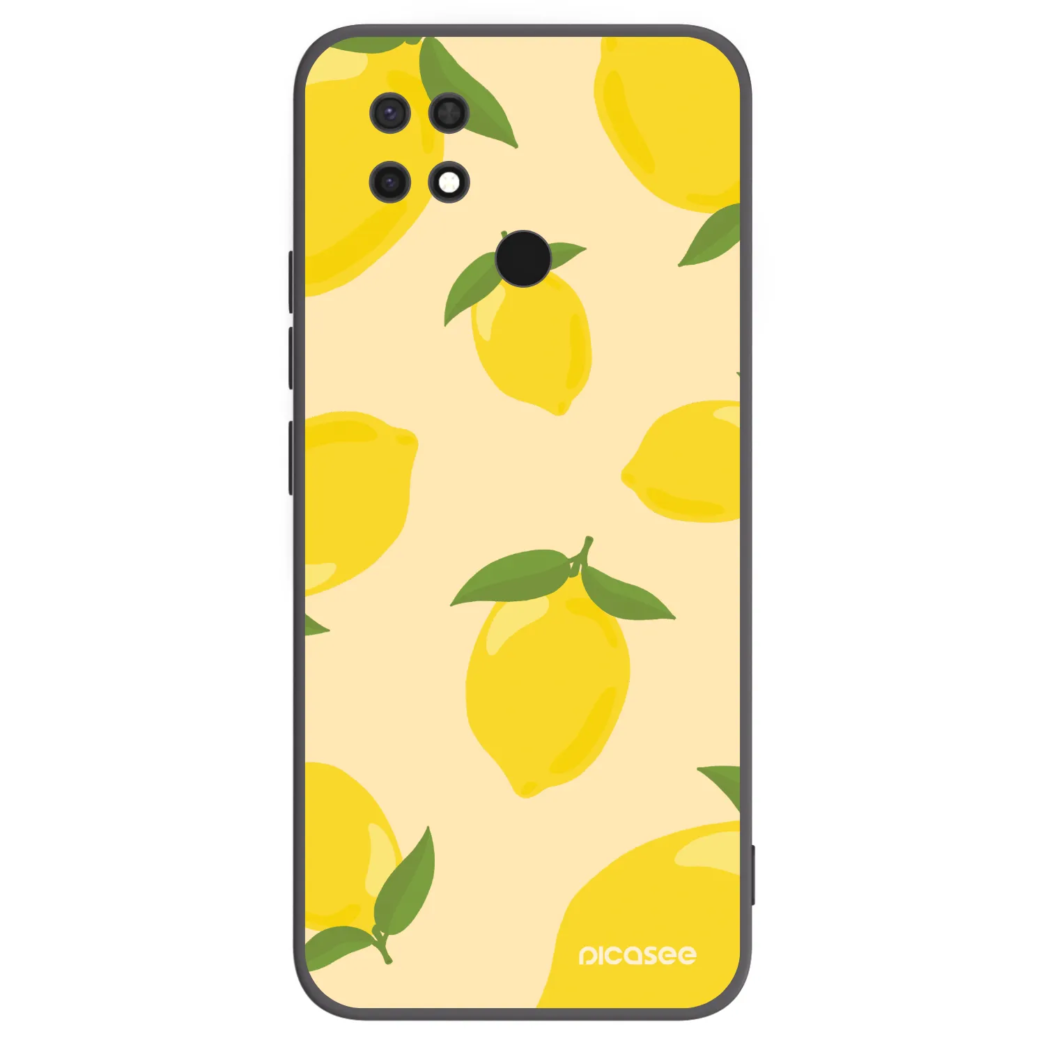 Picasee Xiaomi Redmi 10C Hülle - Schwarzes Silikon - Limoncella