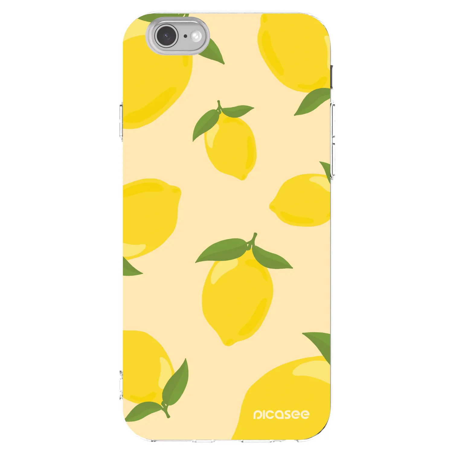 Picasee Apple iPhone 6/6S Hülle - Transparentes Silikon - Limoncella