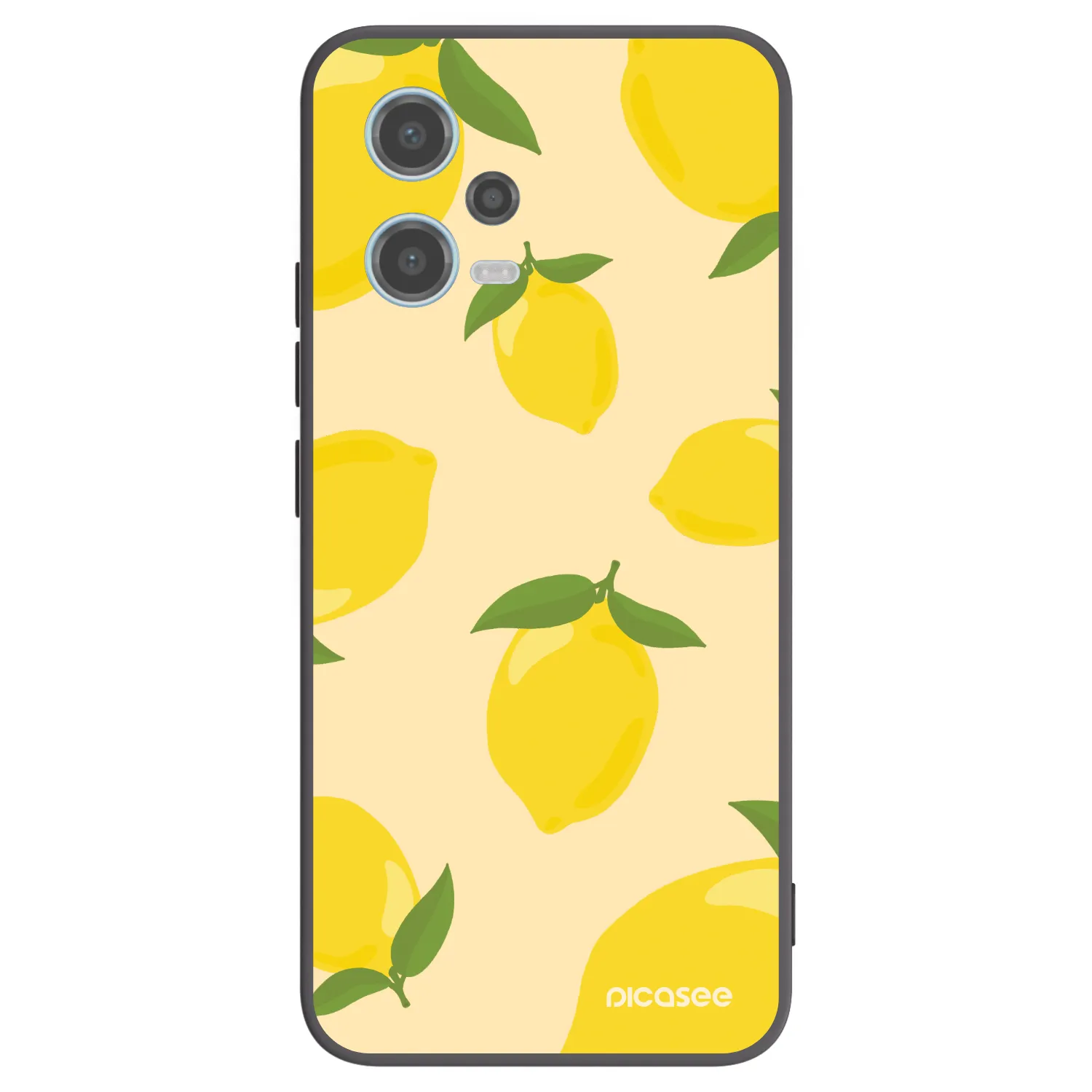 Picasee Xiaomi Redmi Note 12 5G Hülle - Schwarzes Silikon - Limoncella