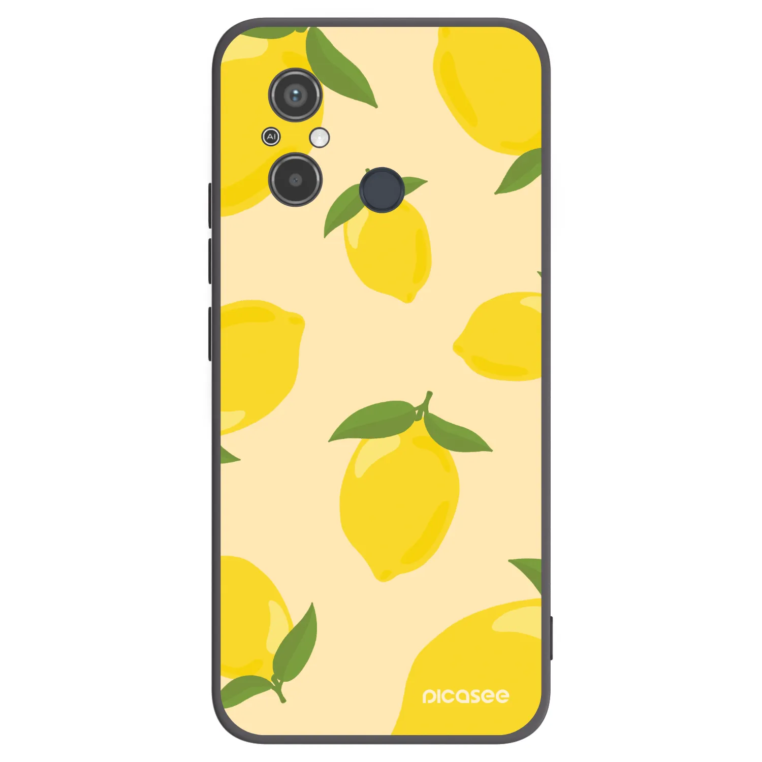 Picasee Xiaomi Redmi 12C Hülle - Schwarzes Silikon - Limoncella