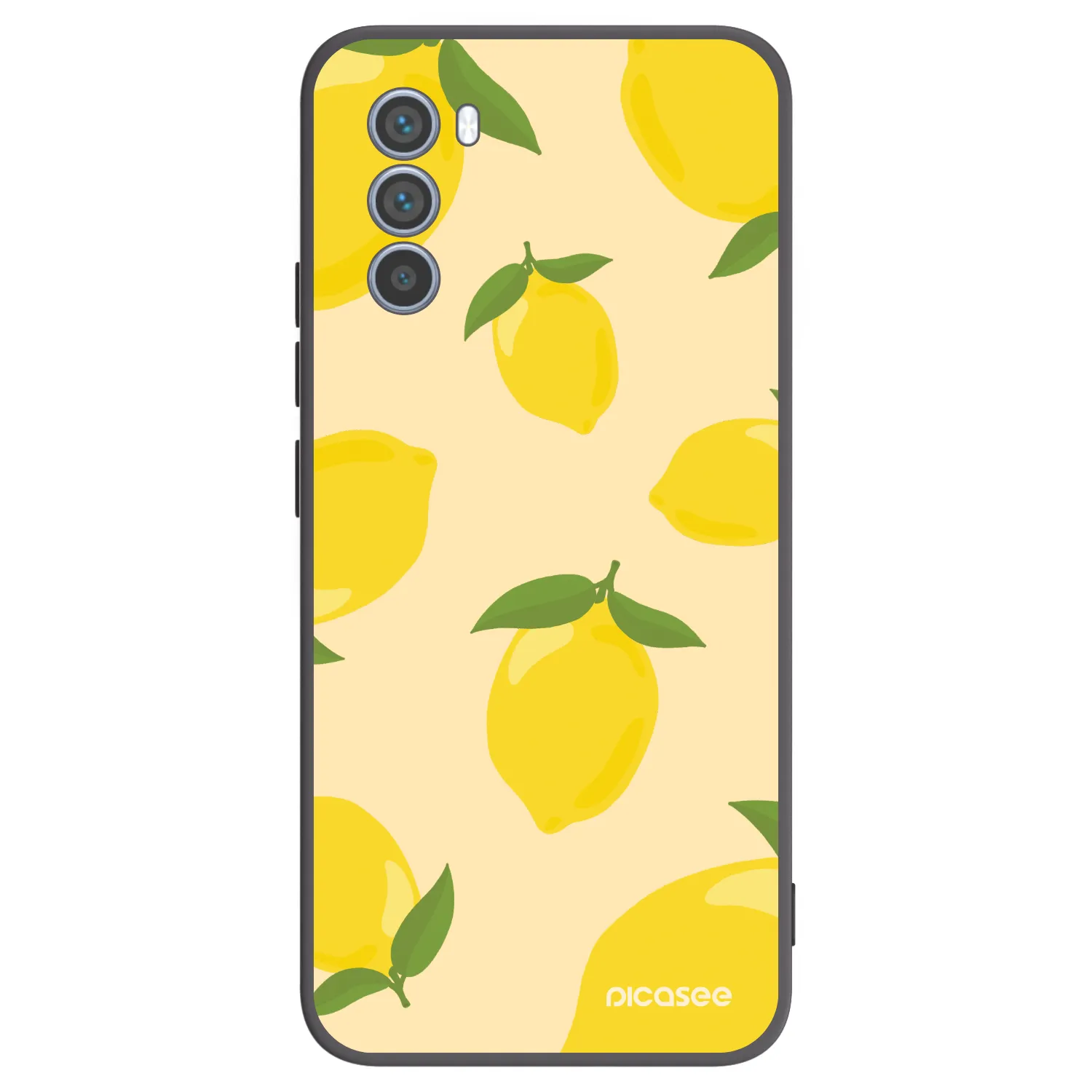 Picasee Motorola Moto G62 Hülle - Schwarzes Silikon - Limoncella