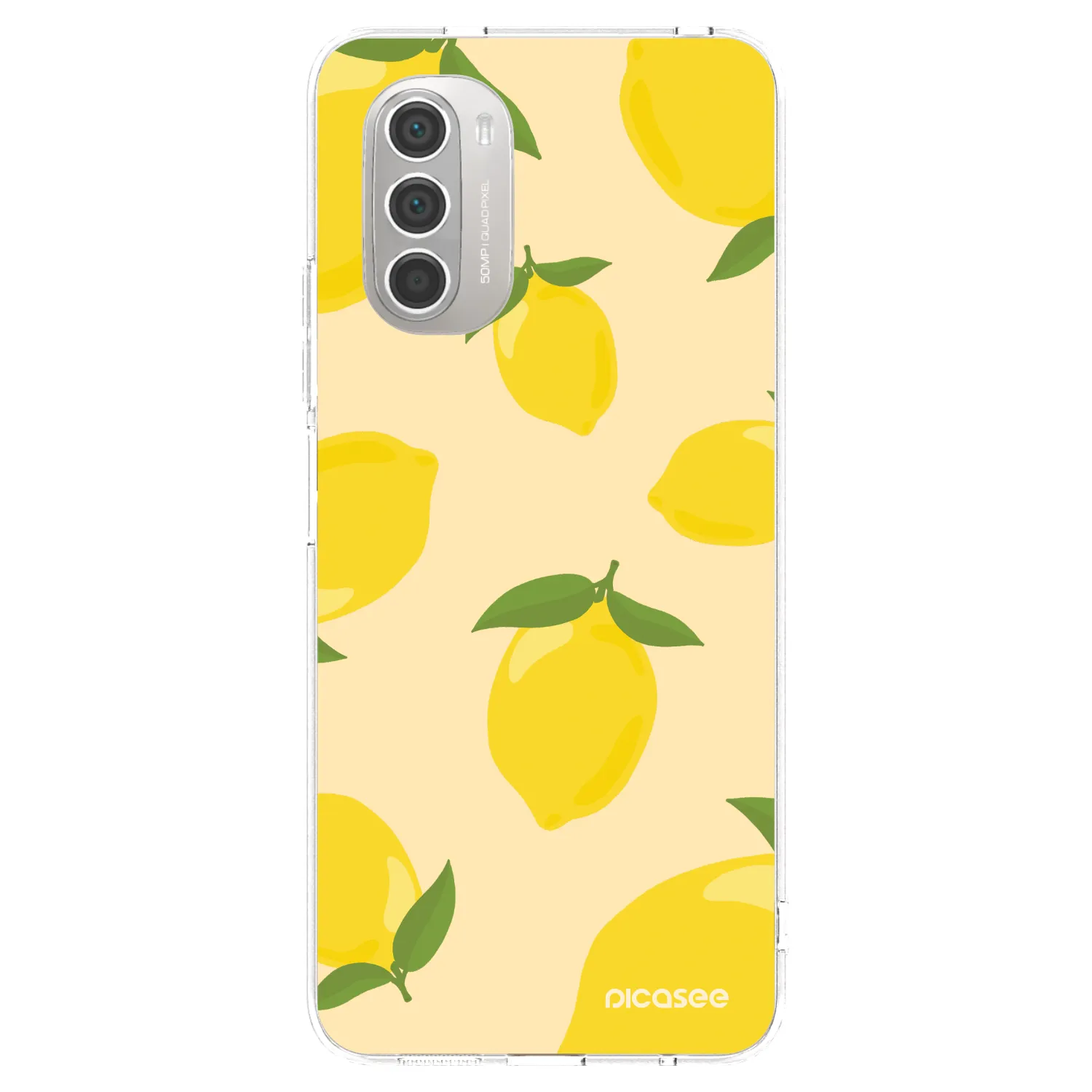 Picasee Motorola Moto G51 Hülle - Transparentes Silikon - Limoncella