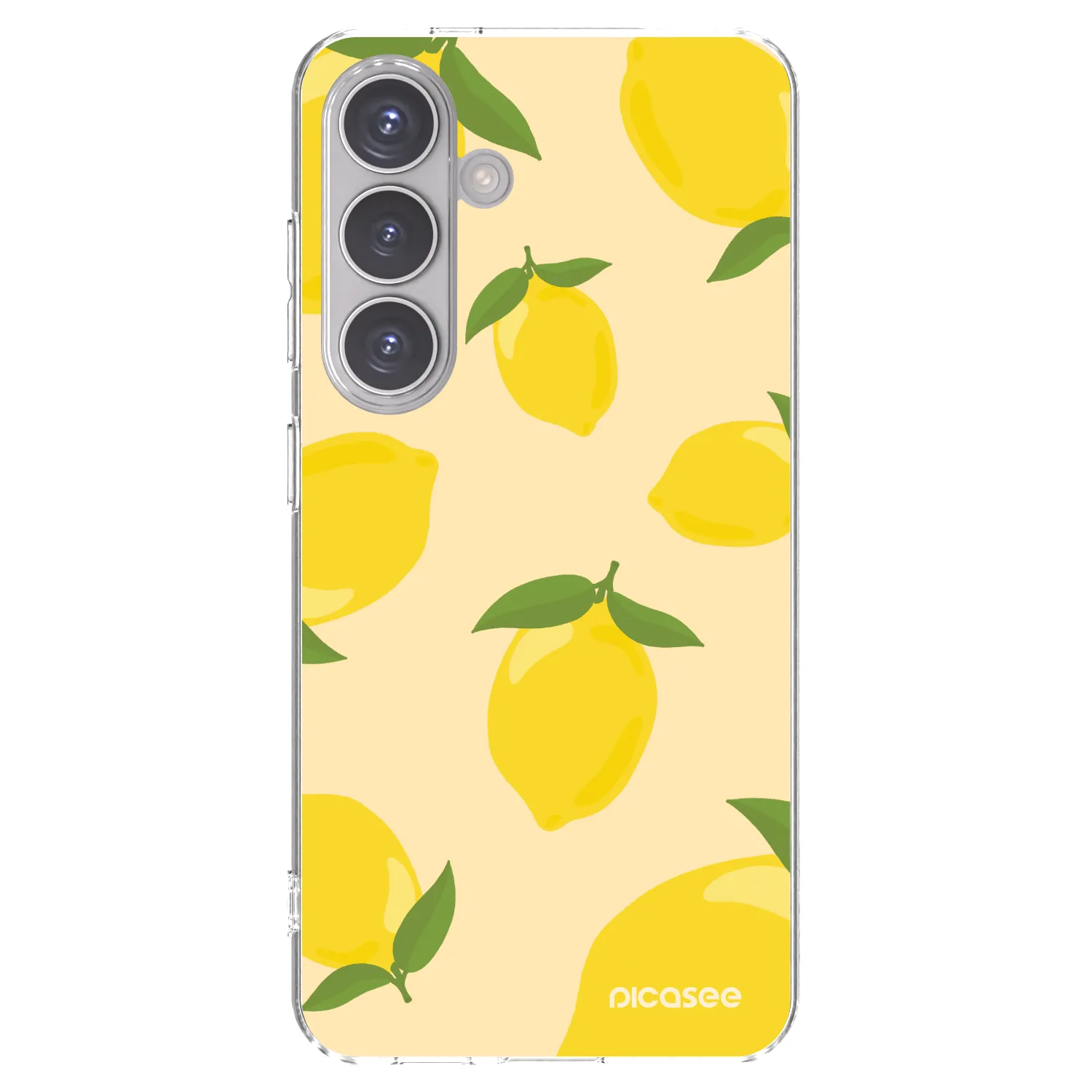 Picasee Samsung Galaxy S24 S921B 5G Hülle - Transparentes Silikon - Limoncella