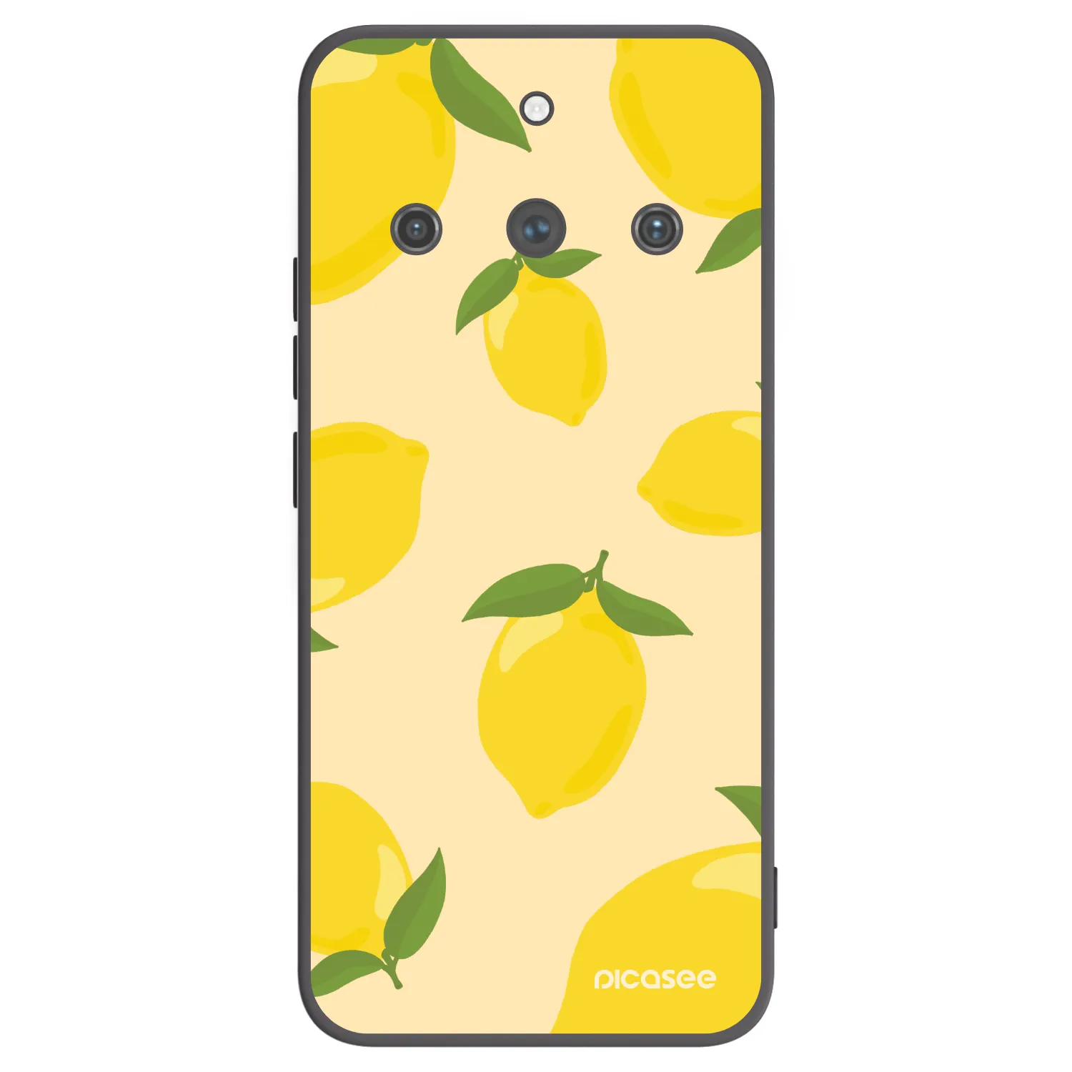 Picasee Realme 11 Pro+ Hülle - Schwarzes Silikon - Limoncella