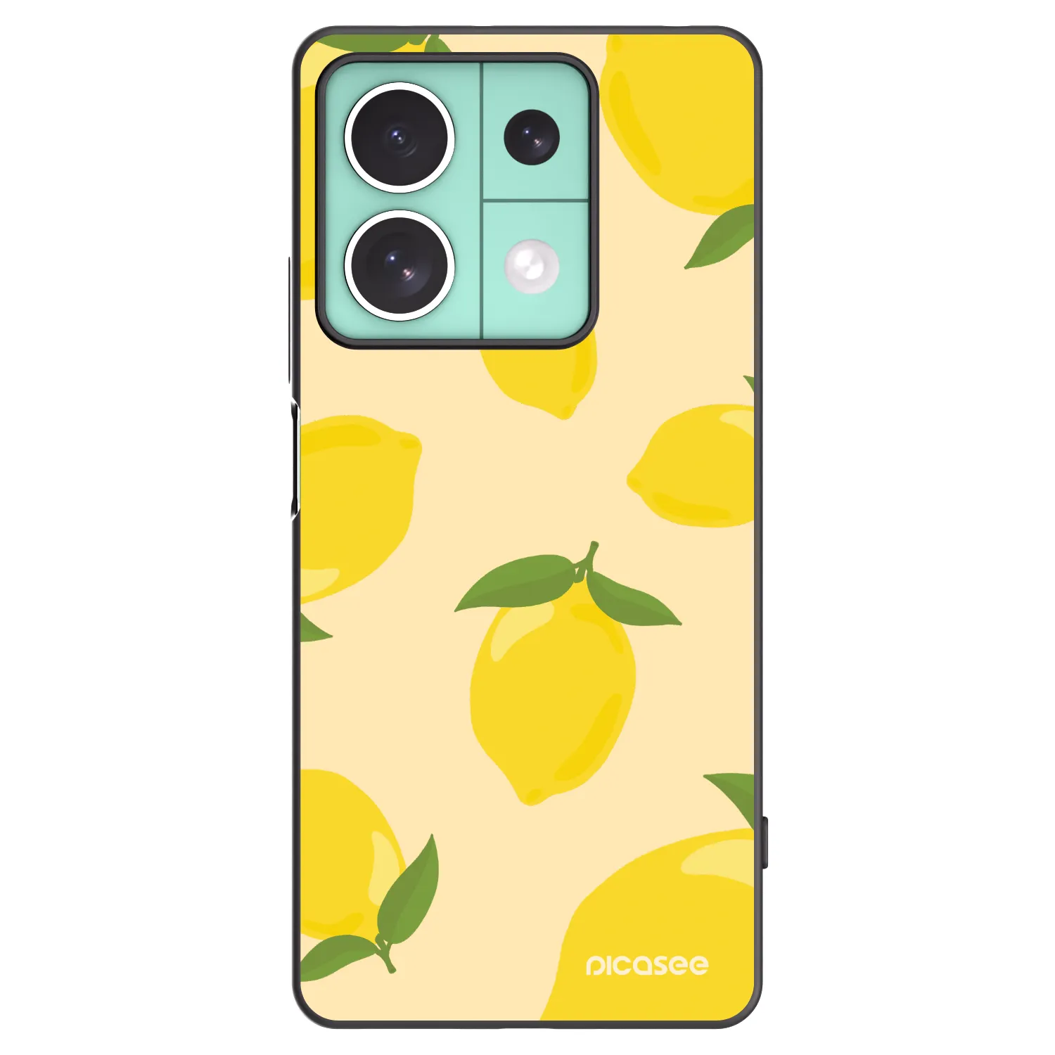 Picasee Xiaomi Redmi Note 13 5G Hülle - Schwarzes Silikon - Limoncella