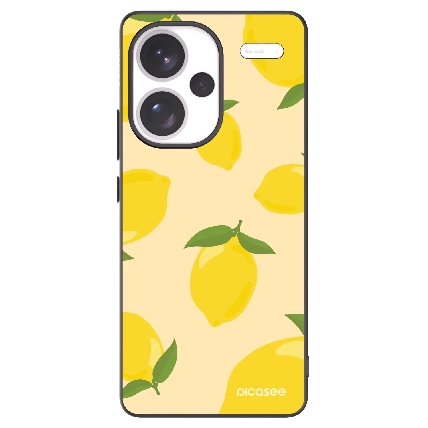 Picasee Xiaomi Redmi Note 13 Pro+ 5G Hülle - Schwarzes Silikon - Limoncella