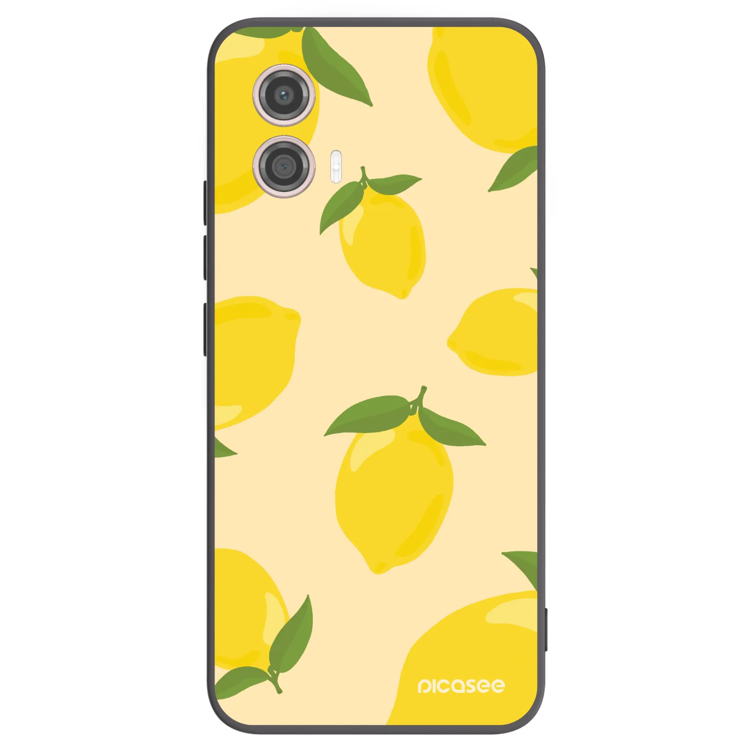 Picasee Motorola Moto G53 5G Hülle - Schwarzes Silikon - Limoncella