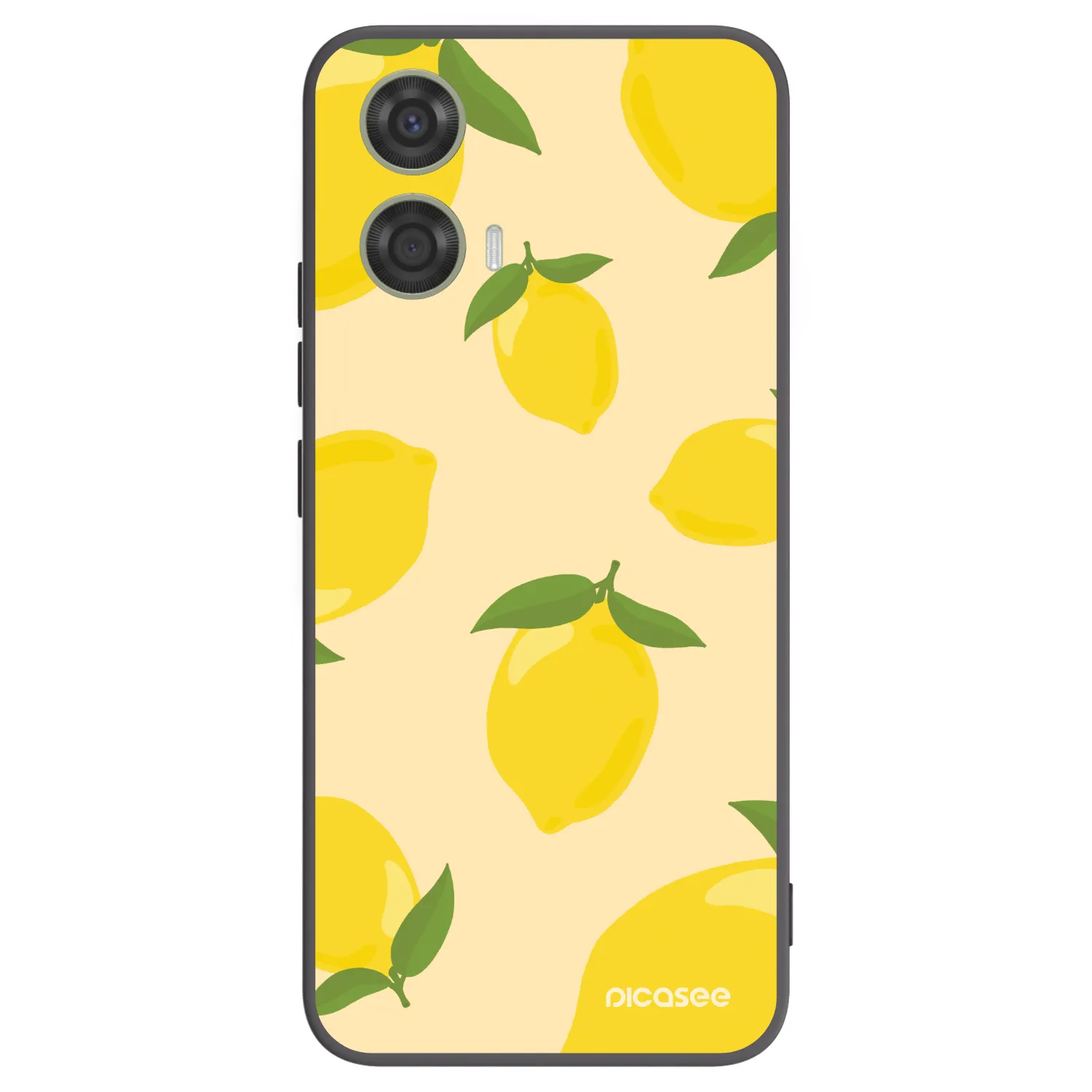 Picasee Motorola Moto G24 Hülle - Schwarzes Silikon - Limoncella