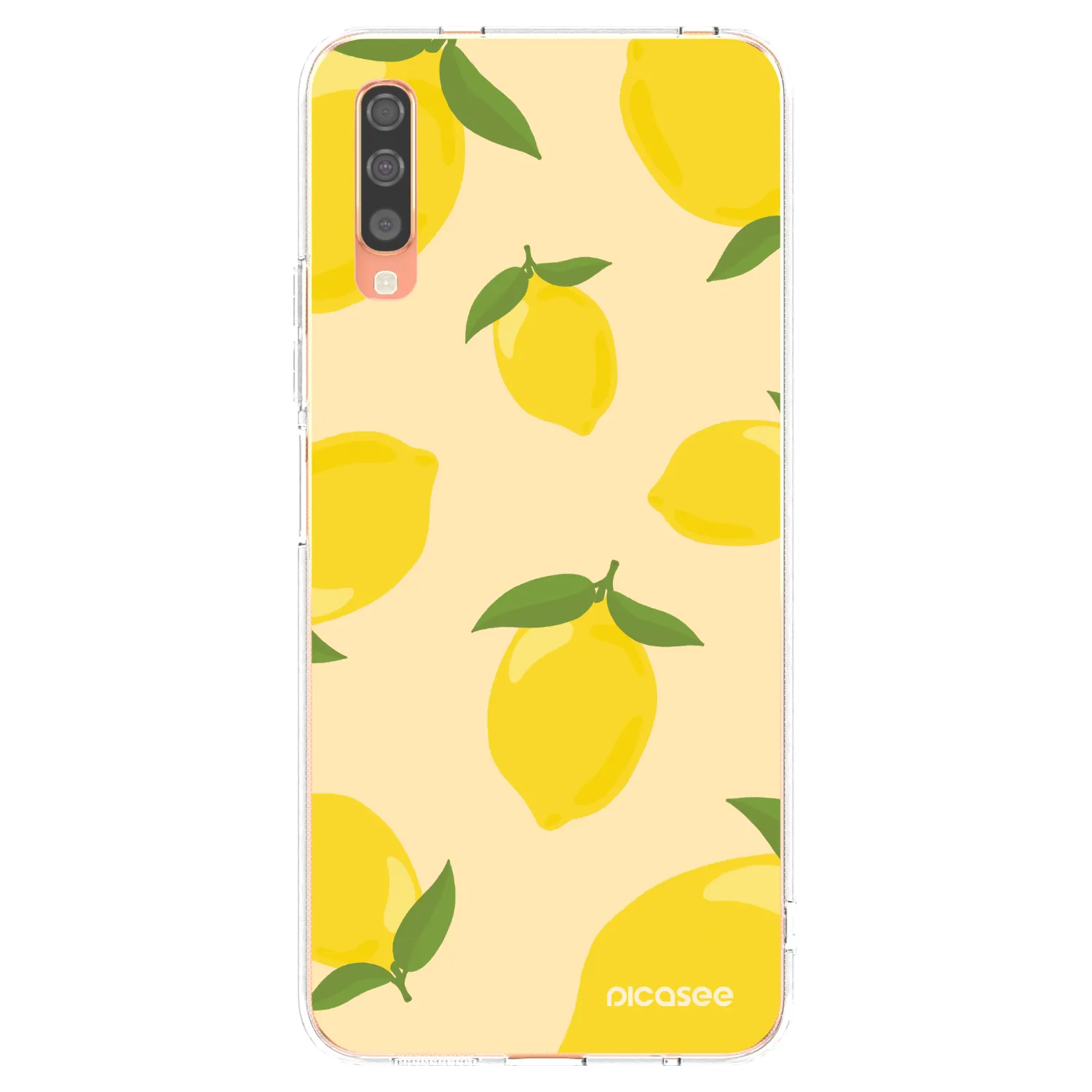 Picasee Samsung Galaxy A70 A705F Hülle - Transparentes Silikon - Limoncella