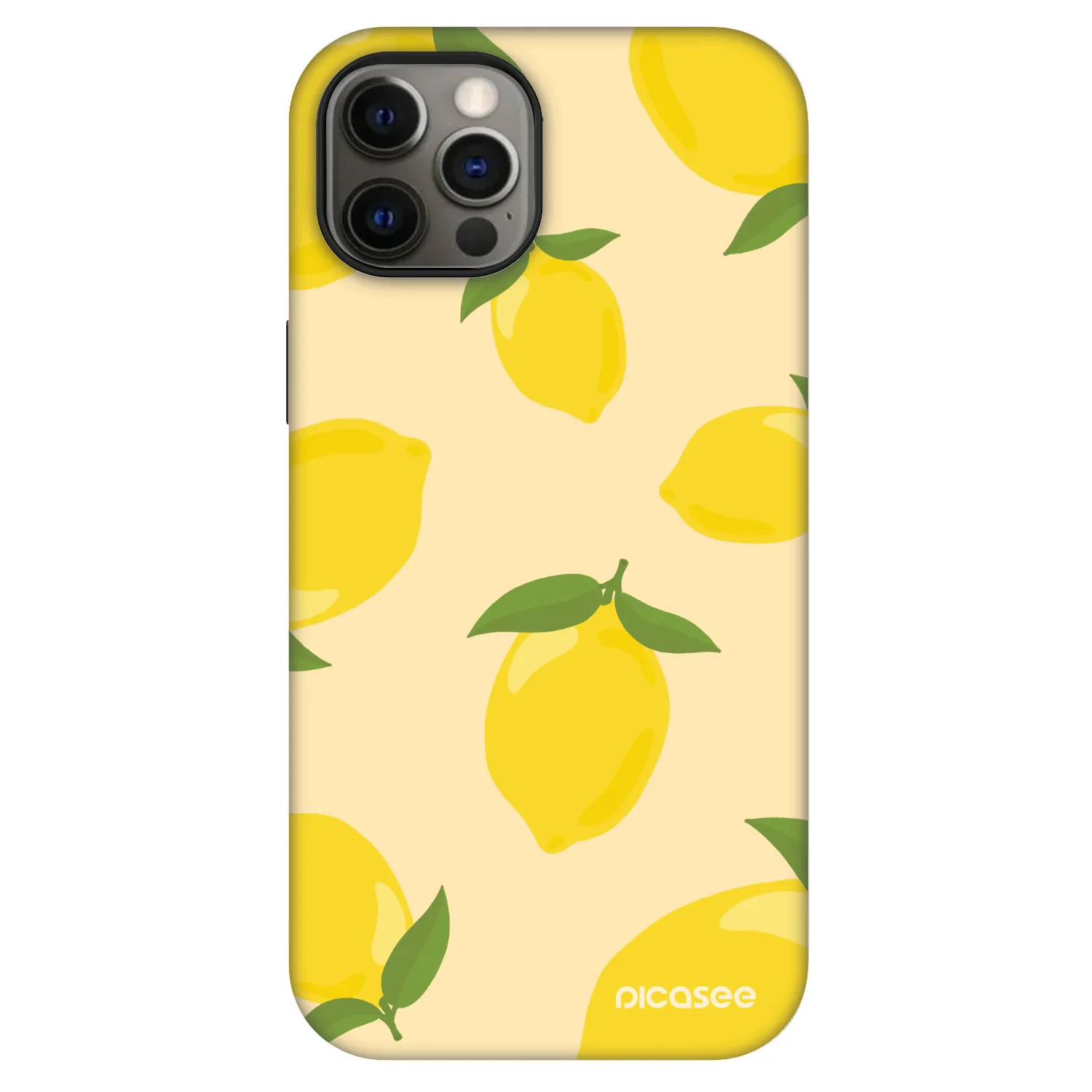 Picasee Fashion Case MagSafe für Apple iPhone 12 - Limoncella