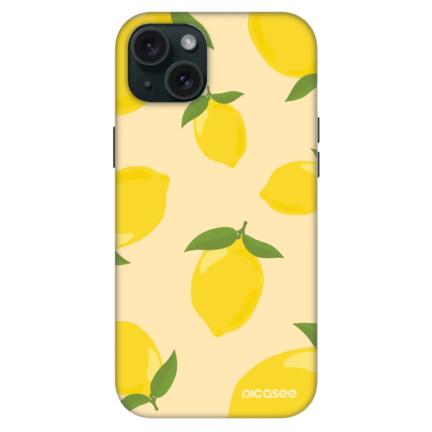 Picasee Fashion Case MagSafe für Apple iPhone 15 Plus - Limoncella