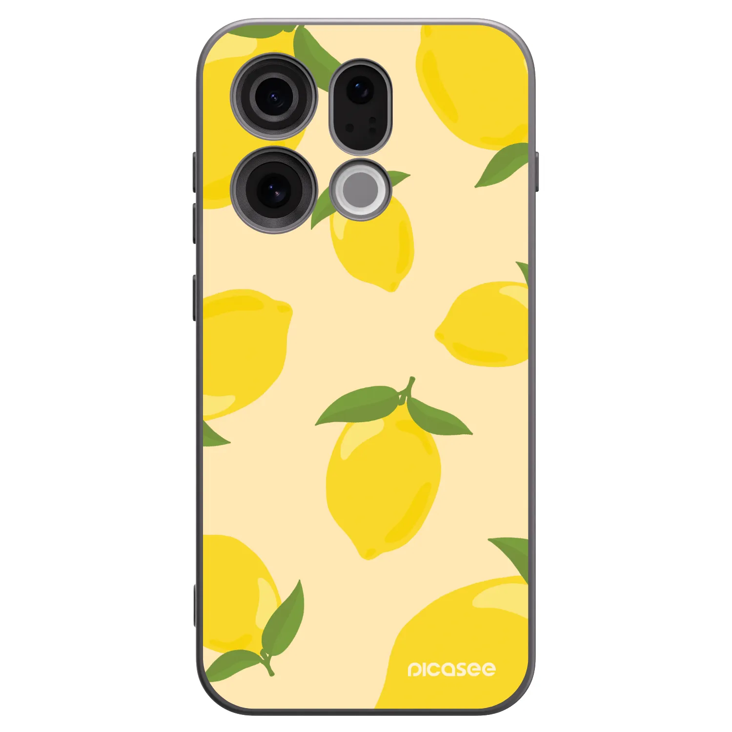 Picasee OPPO Find X9 Hülle - Schwarzes Silikon - Limoncella