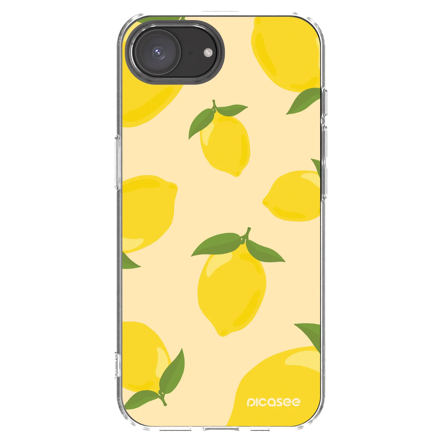 Picasee Apple iPhone 17e Hülle - Transparentes Silikon - Limoncella